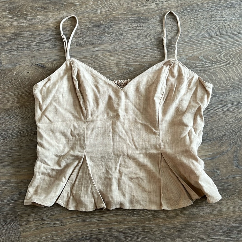Express Cropped Tank Top Blouse